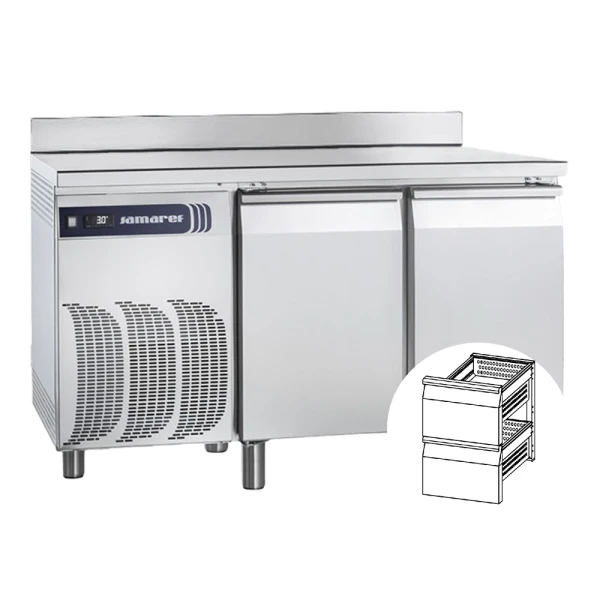 Samaref Морозильний стіл TG2 PA BT з шухлядами  image